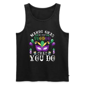 Mardi Gras New Orleans Ketten Tradition - Männer Premium Bio Tank Top - Schwarz - Vorne - Michal (187cm)