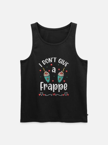 No Interest Attitude Aversion Life - Men's Premium Organic Tank Top - black