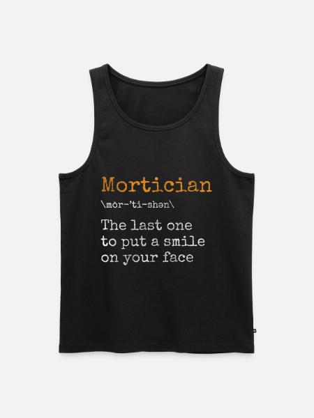 Undertaker Cemetery - Men's Premium Organic Tank Top - black