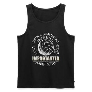 Sport Ball Trainer Ball Sports - Men's Premium Organic Tank Top - black - Front - Michal (187cm)