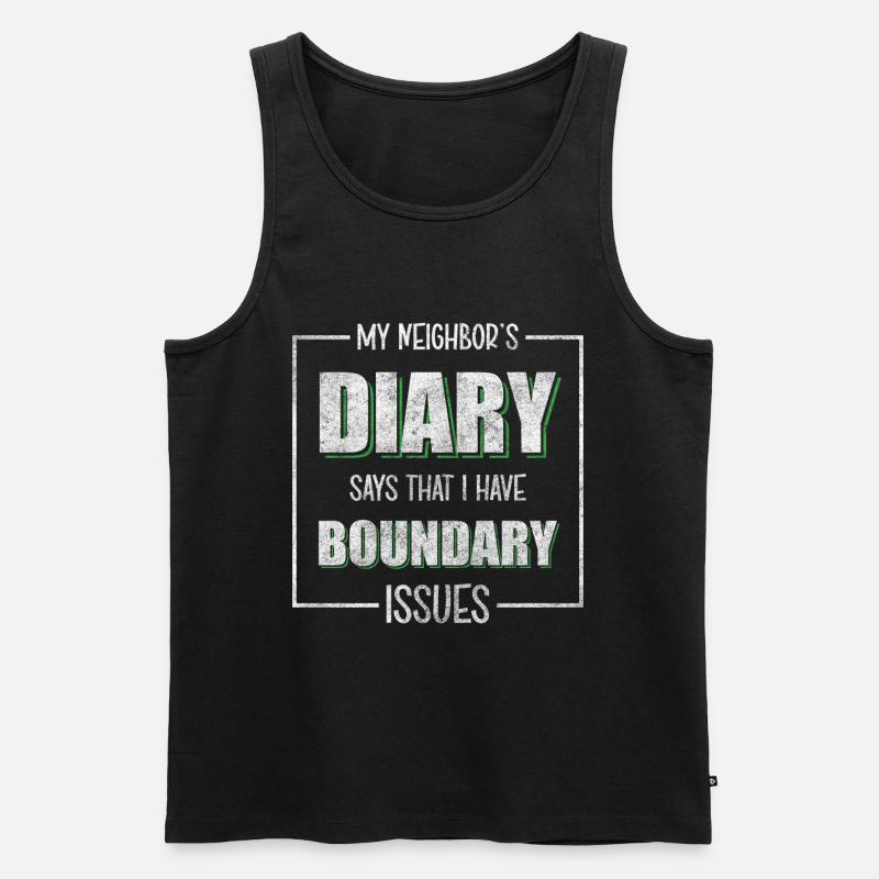 Nachbarschaft Freundschaft Einweihungsfeier - Männer Premium Bio Tank Top - Schwarz