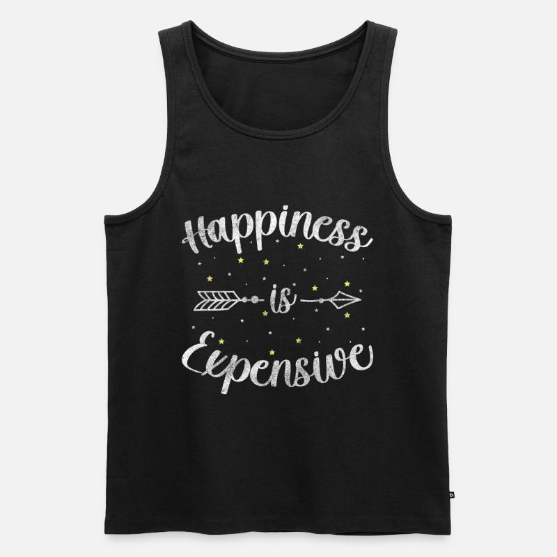 Motivation Pensée positive Optimisme - Débardeur bio Premium Homme - noir