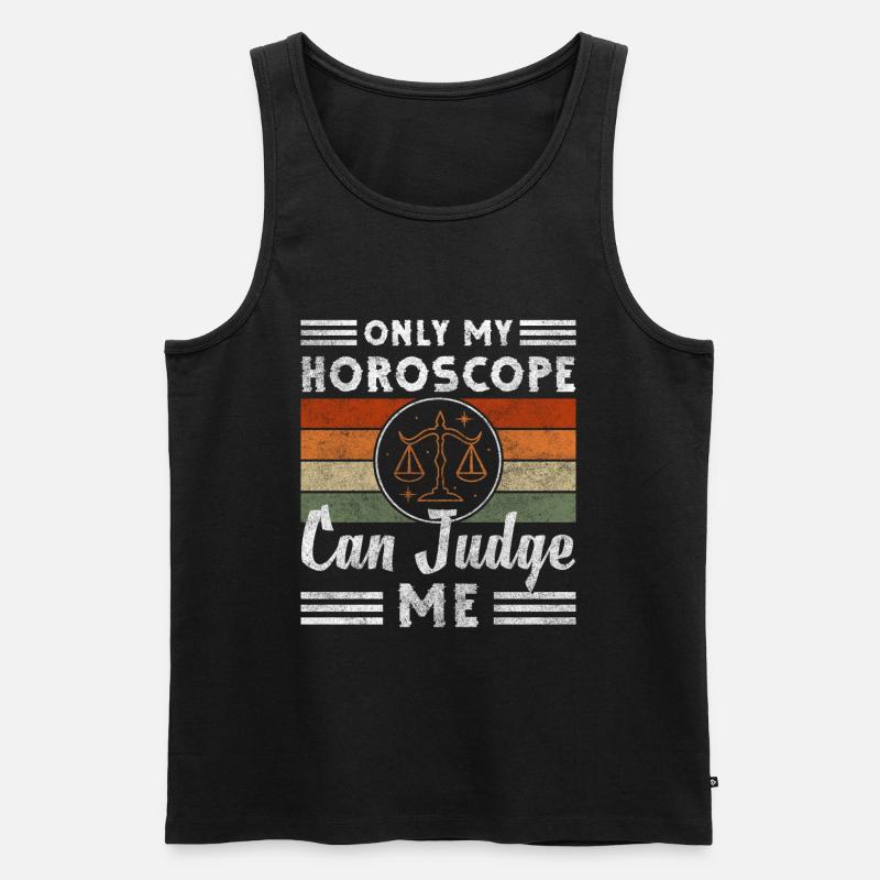 Sternzeichen Sternbild Astro Eigenschaften - Männer Premium Bio Tank Top - Schwarz