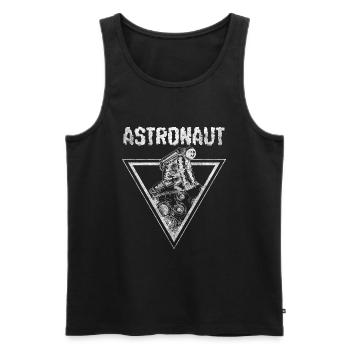 Space Planet Stars Galaxy - Men's Premium Organic Tank Top - black - Front - AI Model Male 178 light (178cm)