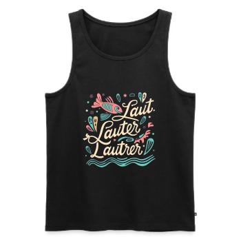 Kaiserslautern Fan - Männer Premium Bio Tank Top - Schwarz - Vorne - Michal (187cm)