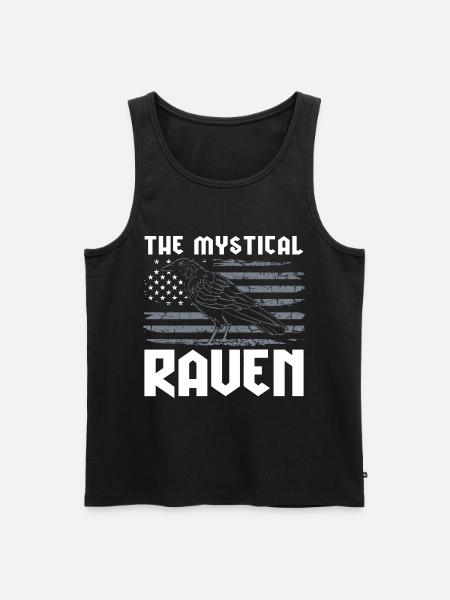 Crow Raven Black - Men's Premium Organic Tank Top - black