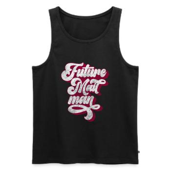 Deliverer Letter Profession Postman - Men's Premium Organic Tank Top - black - Front - AI Model Male 178 light (178cm)