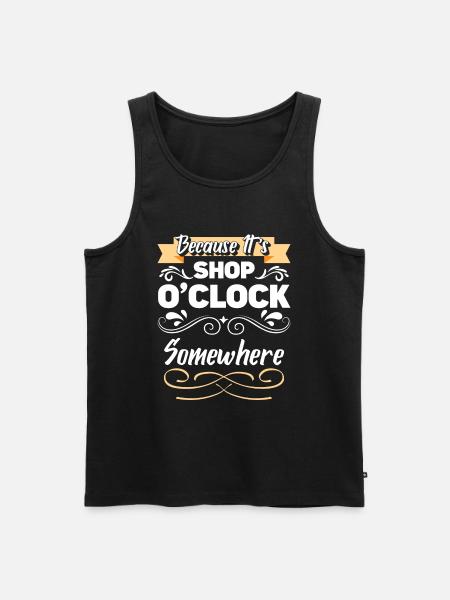 Shop Gift Queen - Men's Premium Organic Tank Top - black