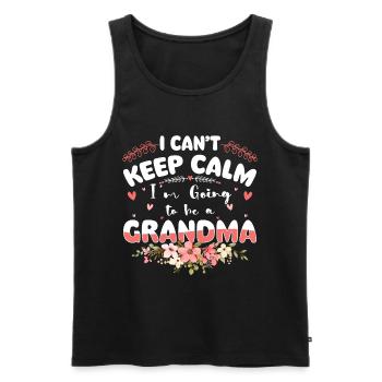 Grand-père, petit-fils, grand-père - Débardeur bio Premium Homme - noir - Devant - Michal (187cm)