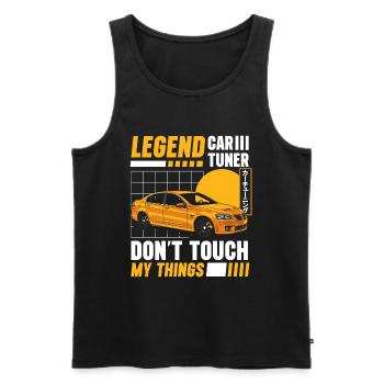 Tuner Performance Screwdriver Workshop - Men's Premium Organic Tank Top - black - Front - Michal (187cm)