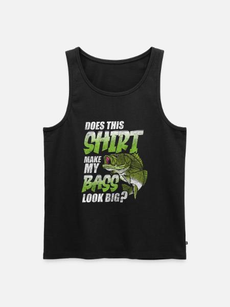 Angler Perch Leisure - Men's Premium Organic Tank Top - black