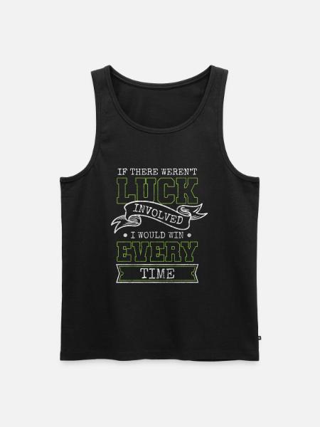 Player Cards Poker Fuldt Hus - Herre Premium økologisk tanktop - sort