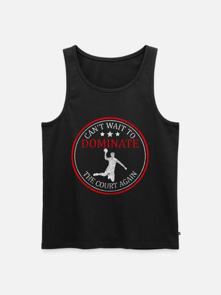 Handball Sportsman Team Goal - Men's Premium Organic Tank Top - black