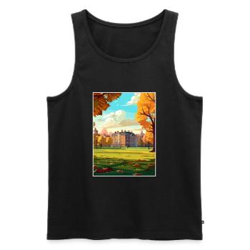 Hyde Park London England Vintage Reiseposter WPA - Männer Premium Bio Tank Top - Schwarz - Vorne - Michal (187cm)