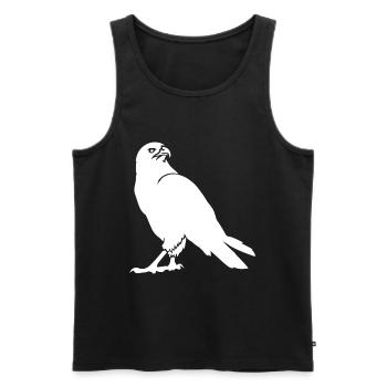 faune, aigle, buse, faune, oiseaux, oiseau, zoo - Débardeur bio Premium Homme - noir - Devant - Michal (187cm)