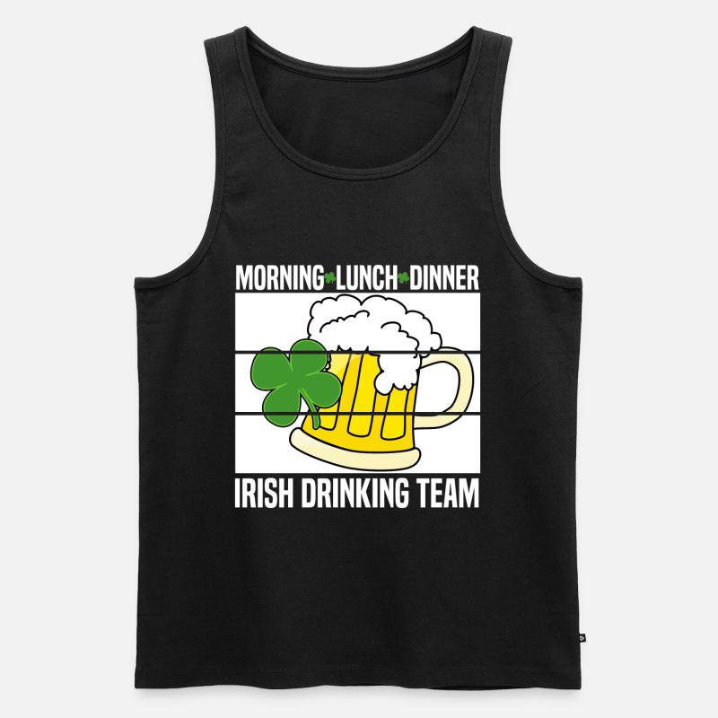 Équipe d’Irlande - Débardeur bio Premium Homme - noir