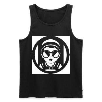 Funny Toddler Wearing Sunglasses Cool Baby - Men's Premium Organic Tank Top - black - Front - Michal (187cm)