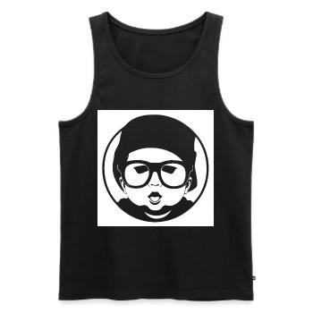 Drôle Enfant En Bas Âge Portant Des Lunettes De Soleil Cool Bébé - Débardeur bio Premium Homme - noir - Devant - Michal (187cm)