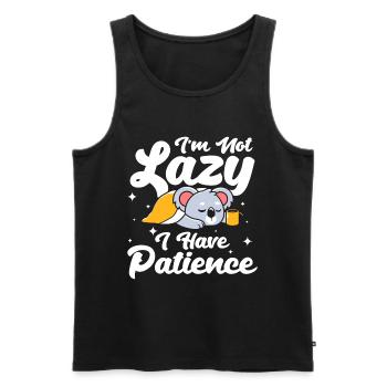Koala Bear Bear Bears Australia - Men's Premium Organic Tank Top - black - Front - AI Model Male 178 light (178cm)