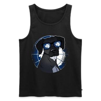 Antarktis - Männer Premium Bio Tank Top - Schwarz - Vorne - AI Model Male 178 light (178cm)