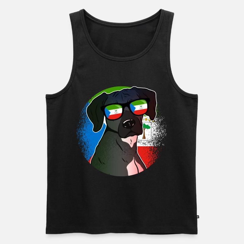 Äquatorialguinea - Männer Premium Bio Tank Top - Schwarz