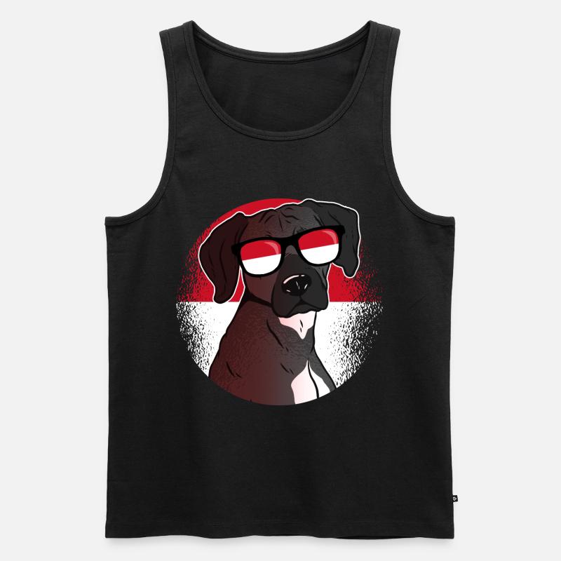 Monaco - Männer Premium Bio Tank Top - Schwarz