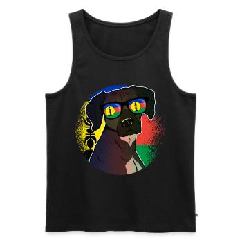 Neukaledonien - Männer Premium Bio Tank Top - Schwarz - Vorne - Michal (187cm)