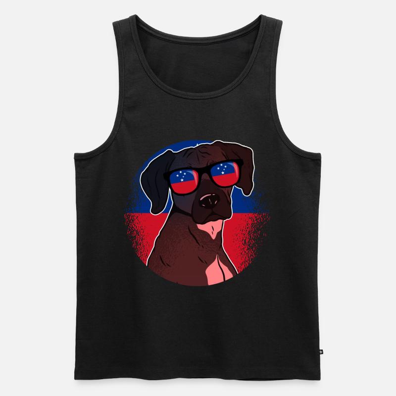 Samoa - Männer Premium Bio Tank Top - Schwarz