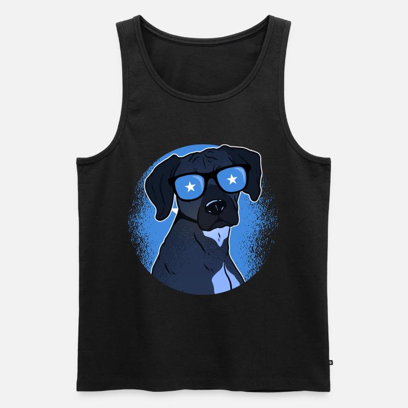 Somalia - Männer Premium Bio Tank Top - Schwarz
