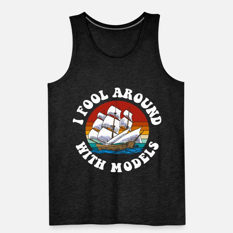 Modellschiff Wasser Rc Boot Männer Premium Bio Tank Top