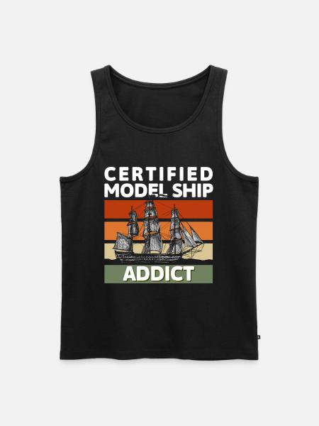Schiff Schiffsmodell Rc Boot - Männer Premium Bio Tank Top - Schwarz