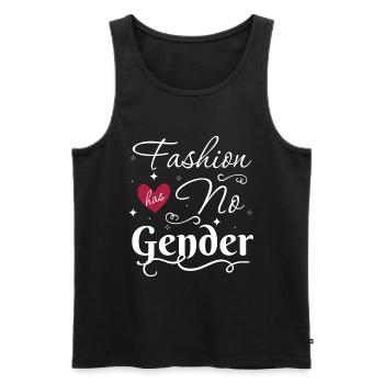 Shopping Fashion Queen Trend - Men's Premium Organic Tank Top - black - Front - AI Model Male 178 light (178cm)
