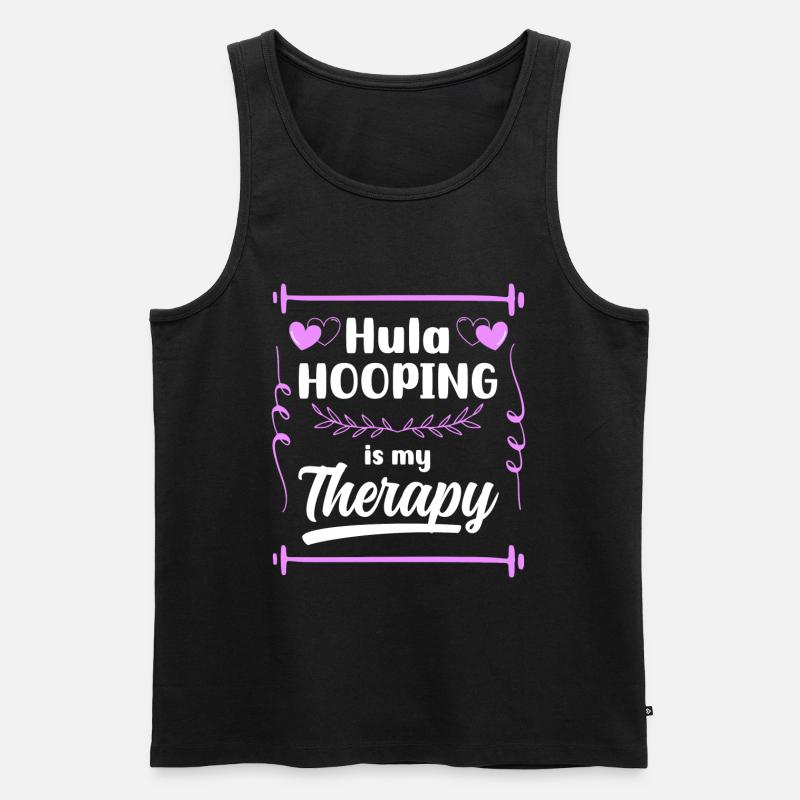 Hullern Reifen Training Hobby - Männer Premium Bio Tank Top - Schwarz