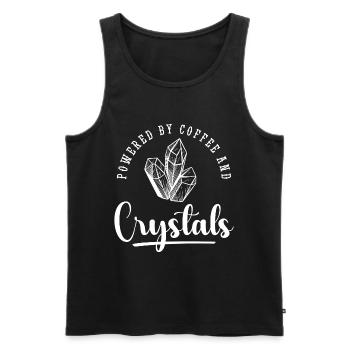 Träumen Mystisch Meditation - Männer Premium Bio Tank Top - Schwarz - Vorne - Michal (187cm)