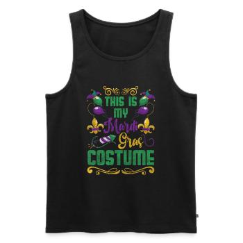Parade Party New Orleans Beads - Men's Premium Organic Tank Top - black - Front - AI Model Male 178 light (178cm)