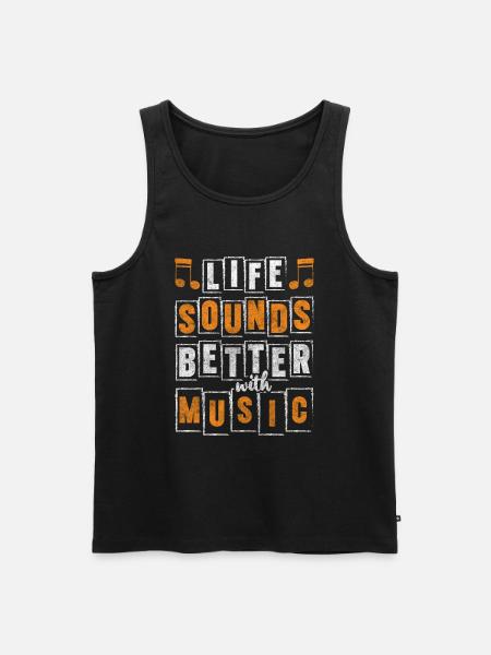 Music Band Musical Orchestra - Men's Premium Organic Tank Top - black