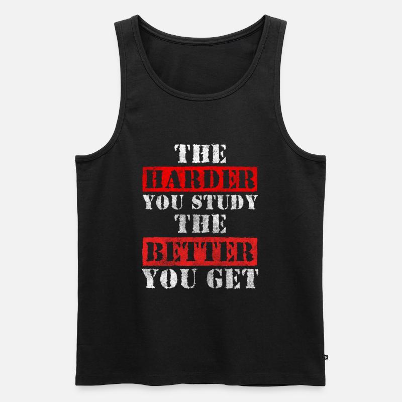 Studium Hochschule Zukunft Lehrer - Männer Premium Bio Tank Top - Schwarz
