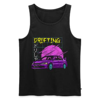 Drifting Tuning Fahrzeug Jdm - Männer Premium Bio Tank Top - Schwarz - Vorne - Michal (187cm)
