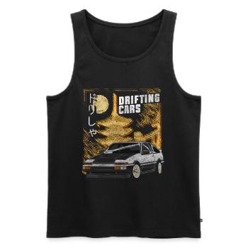 Auto Motorsport Turbo Flitzer - Men's Premium Organic Tank Top - black - Front - Michal (187cm)