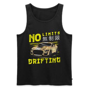 Auto Tuner Fahrzeug Rennen - Männer Premium Bio Tank Top - Schwarz - Vorne - Michal (187cm)