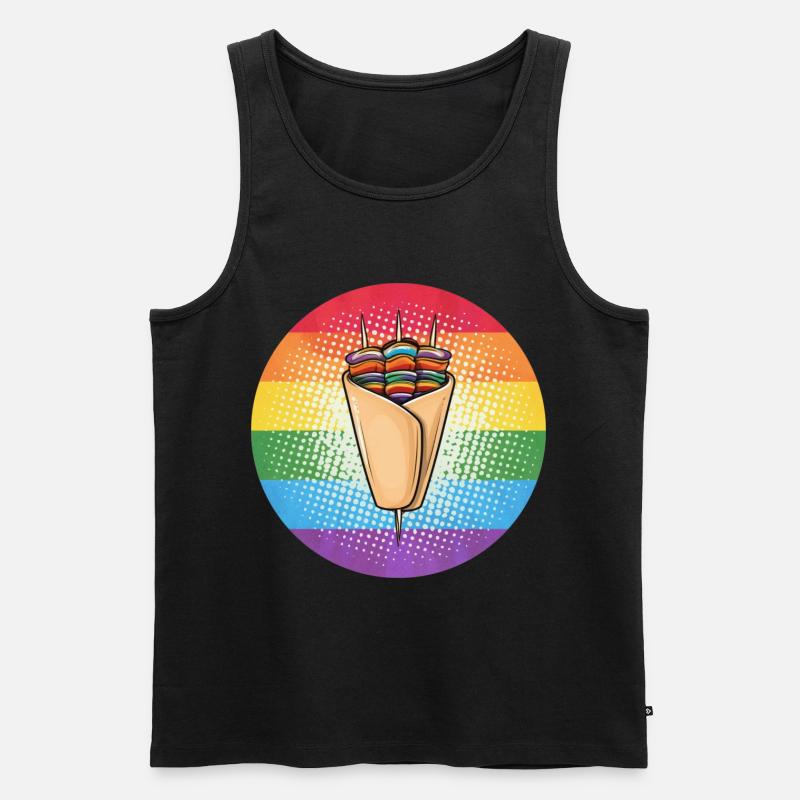 LGBTQ Kebab - Männer Premium Bio Tank Top - Schwarz