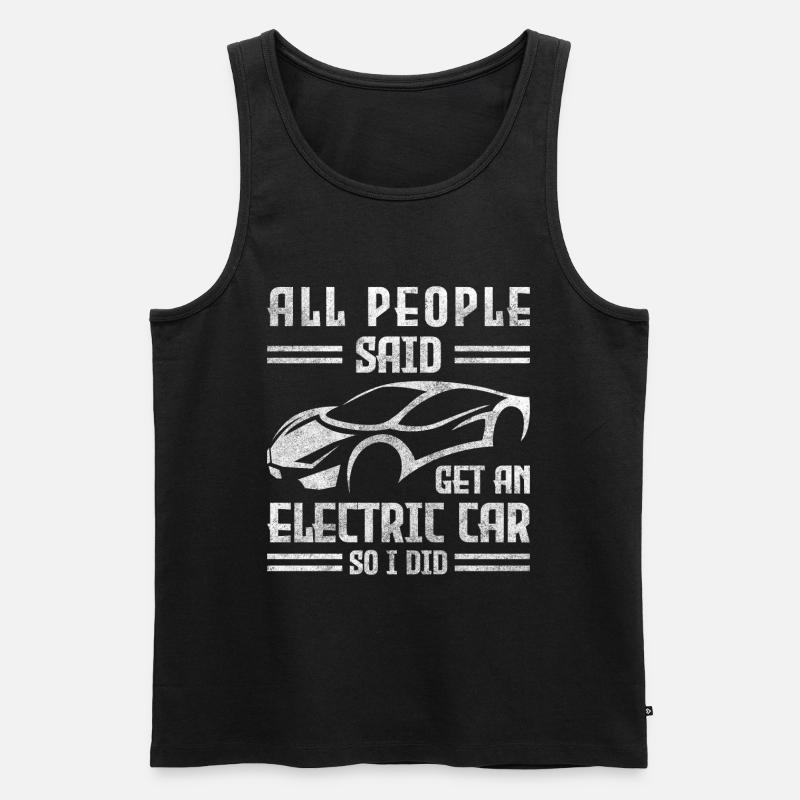 Strom Neu - Männer Premium Bio Tank Top - Schwarz
