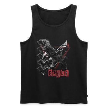 Trash Polka Zeichnung Wild Polka - Männer Premium Bio Tank Top - Schwarz - Vorne - AI Model Male 178 light (178cm)