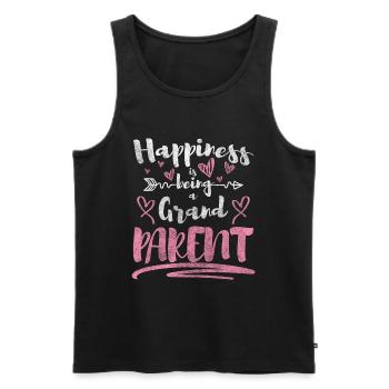 Oma Nachwuchs Liebe Großmutter - Männer Premium Bio Tank Top - Schwarz - Vorne - AI Model Male 178 light (178cm)