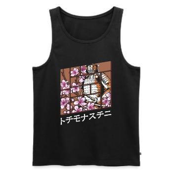 Culture Japan Time Travel - Men's Premium Organic Tank Top - black - Front - Michal (187cm)