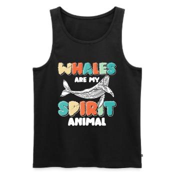 Sea Water Marine Life Holidays - Men's Premium Organic Tank Top - black - Front - Michal (187cm)