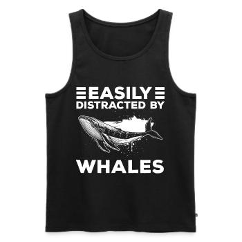 Sea Water Environmental Protection - Men's Premium Organic Tank Top - black - Front - Michal (187cm)