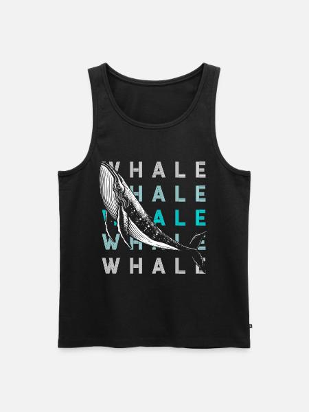 Sea Mammal - Men's Premium Organic Tank Top - black