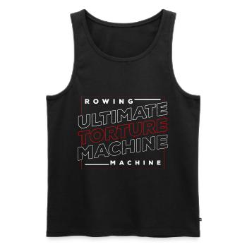 Rowing Sports Water sports - Men's Premium Organic Tank Top - black - Front - Michal (187cm)