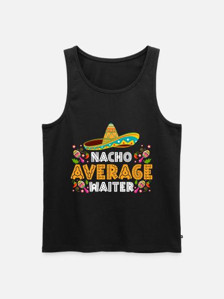 Waitress Restaurant Party - Men's Premium Organic Tank Top - black